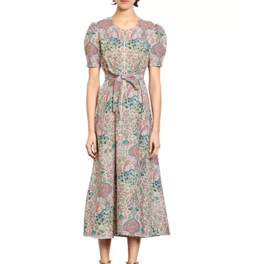Sandro Irya Floral Dress